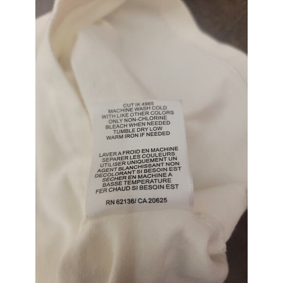 Guess Babydoll Halter Top Sz Large 90'S Inspo Collar Button Up Backless Y2K - Picture 12 of 12